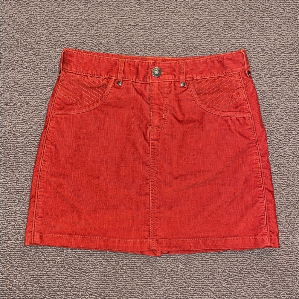 y2k athleta burgundy corduroy denim pencil mini skirt